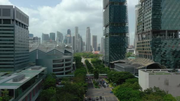 Singapur Singapur Mayo 2019 Vista Panorámica Las Imágenes Del Día — Vídeos de Stock