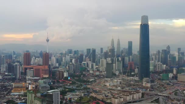 Kuala Lumpur Malaysia Giugno 2019 Ora Legale Kuala Lumpur Downtown — Video Stock