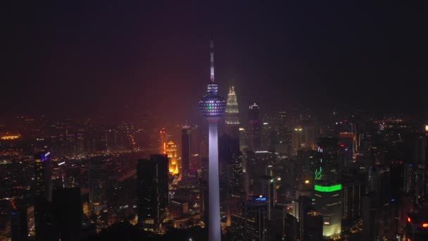 Kuala lumpur Klcc park bálna tó belvárosi panoráma 4 k idő megszűnik malaisia — Stock videók