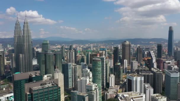 Kuala Lumpur Malaysia Junho 2019 Hora Dia Kuala Lumpur Downtown — Vídeo de Stock