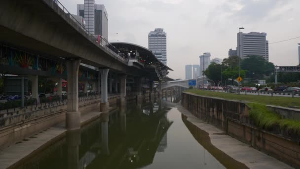 Kuala Lumpur Malaysia September 2018 Hari Kuala Lumpur Pusat Lalu — Stok Video