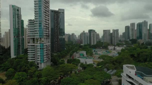 Singapur Singapur Maj 2019 Panoramiczny Widok Czasu Nagrania Singapuru Centrum — Wideo stockowe