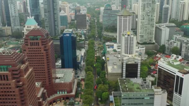 Singapur Singapur Maj 2019 Panoramiczny Widok Czasu Nagrania Singapuru Centrum — Wideo stockowe