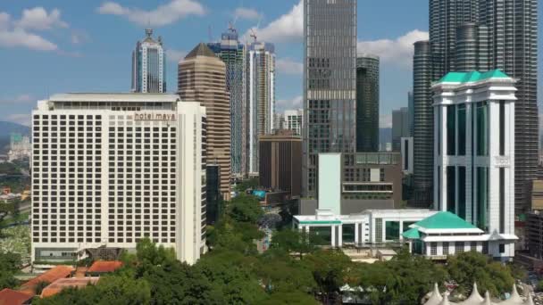 Kuala Lumpur Malajsie Června 2019 Slunečný Den Kuala Lumpur Centru — Stock video