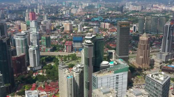 Kuala Lumpur Malaysia Junho 2019 Dia Ensolarado Kuala Lumpur Downtown — Vídeo de Stock