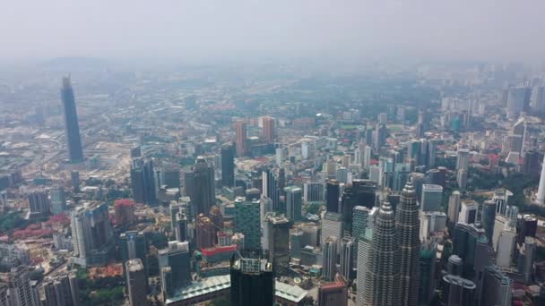 Kuala Lumpur Malasia Junio 2019 Día Soleado Kuala Lumpur Panorama — Vídeos de Stock