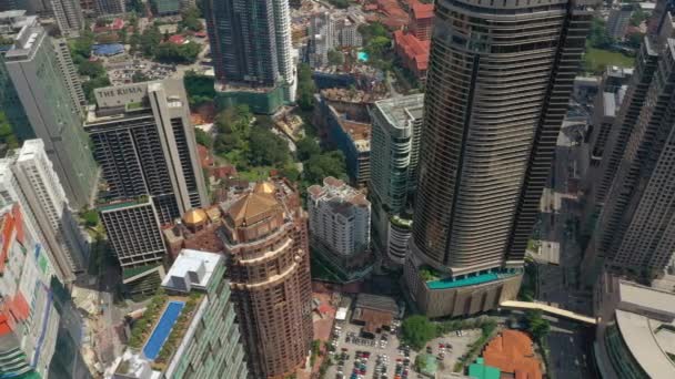 Kuala Lumpur Malajsie Června 2019 Slunečný Den Kuala Lumpur Centru — Stock video