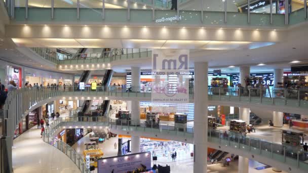 Kuala Lumpur Maleisië Januari 2018 Kuala Lumpur Stad Beroemde Winkelcentrum — Stockvideo