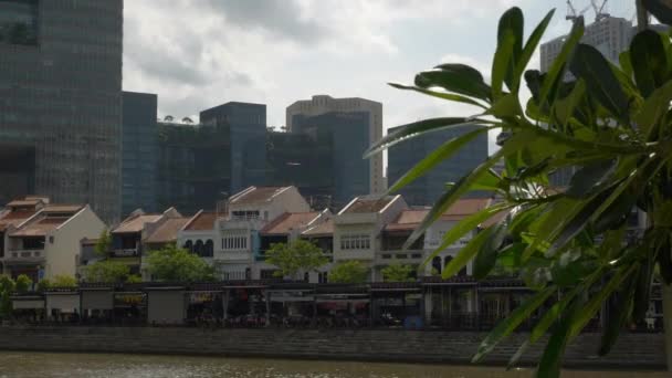 Singapore Helmikuu 2019 Päivällä Singapore City Antenni Panoraama Noin Helmikuu — kuvapankkivideo