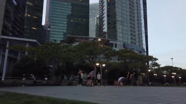 Singapore Helmikuu 2019 Päivällä Singapore City Antenni Panoraama Noin Helmikuu — kuvapankkivideo