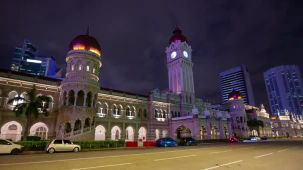 Kuala Lumpur Malasia Junio 2019 Noche Kuala Lumpur Panorama Aéreo — Vídeo de stock
