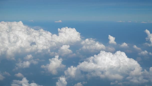 Удивительный Полет Облаках — стоковое видео