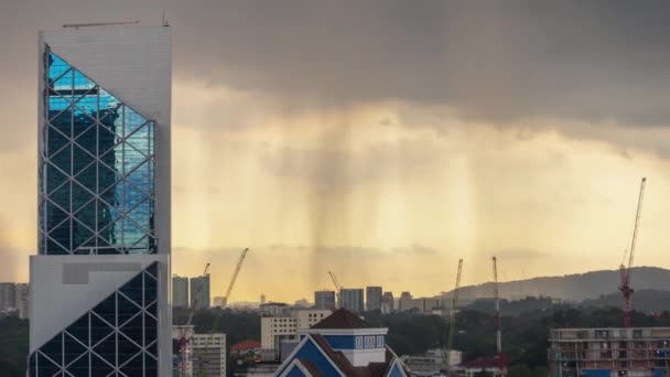 Kuala Lumpur Malaysia Junho 2019 Hora Dia Kuala Lumpur Downtown — Vídeo de Stock