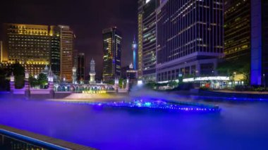 Kuala Lumpur, Malezya - 25 Haziran 2019: Gündüz vakti kuala lumpur şehir merkezi havacılık panorama 4k zaman apsesi yaklaşık 25 Eylül 2018 Kuala lumpur, Malezya.
