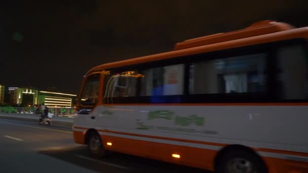 Sanya Çin Ekim 2018 Güneşli Bir Gün Sanya Şehir Trafik — Stok video