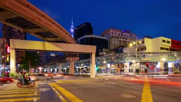 Kuala Lumpur Malaysia Juni 2019 Tageszeit Kuala Lumpur Innenstadt Luftverkehrspanorama — Stockvideo