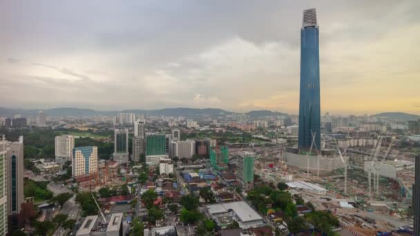 Kuala Lumpur Malaysia Junho 2019 Hora Dia Kuala Lumpur Downtown — Vídeo de Stock