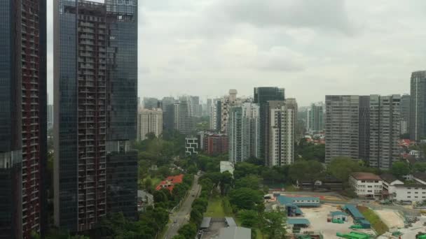 Дневная Панорама Китайского Городского Рынка Сингапура — стоковое видео