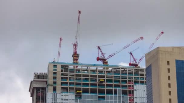 Singapour Singapour Mai 2019 Vue Centre Ville Singapour Construction Aérienne — Video