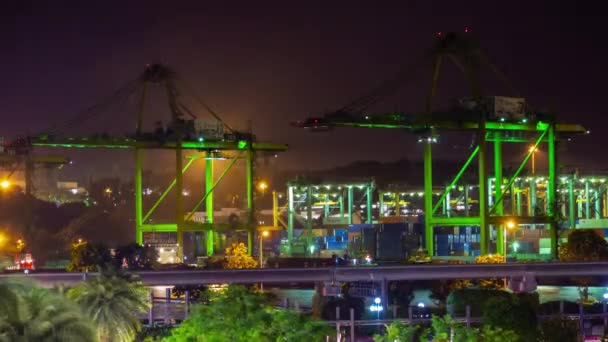 Singapur Singapur Mayo 2019 Vista Del Centro Singapur Desde Arriba — Vídeo de stock