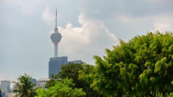 Kuala Lumpur Malajsie Června 2019 Denní Doba Kuala Lumpur Centru — Stock video