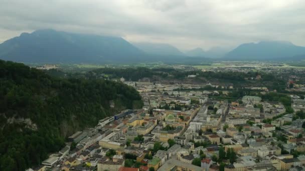 잘츠부르크 지역에 파노라마 오스트리아 — 비디오