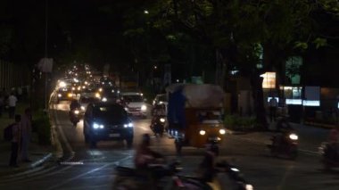 gün zaman bangalore şehir trafik sokak hava panorama 4k Hindistan