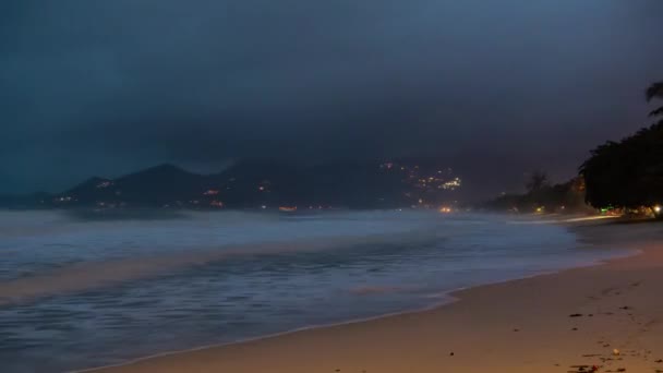 Paisaje de la costa del mar Mediterráneo — Vídeo de stock