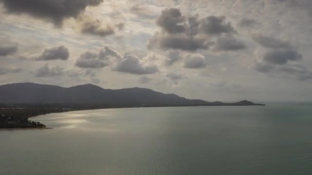 Paisaje de la costa del mar Mediterráneo — Vídeo de stock