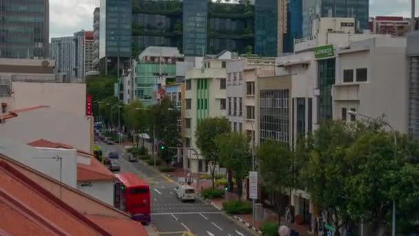 Сингапур Февраля 2019 Дневное Время Сингапоре Пристань Яхт Яхт — стоковое видео