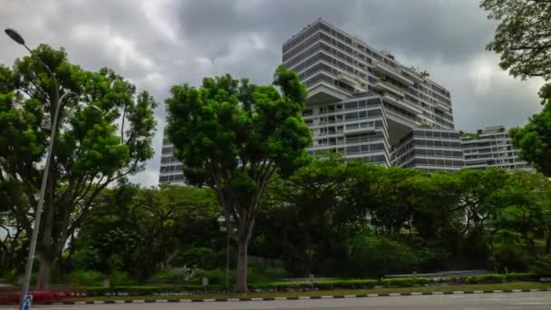 Singapour Février 2019 Journée Singapore Ville Marina Baie Trafic Panoramique — Video