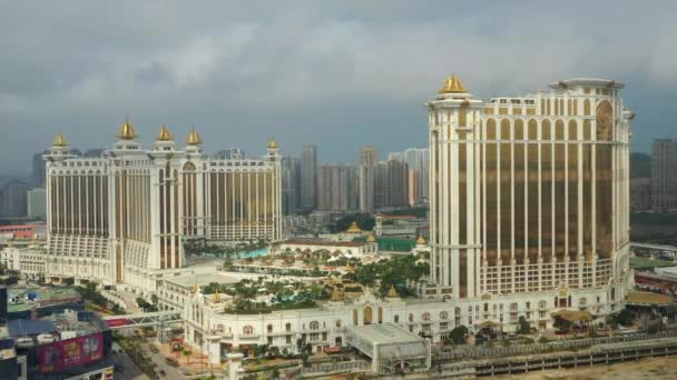 Taipa Macau Ostrov Panorama Panorama Záběry Čína — Stock video