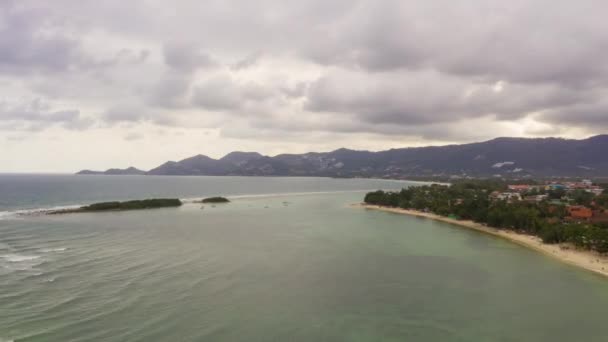 Mar Mediterrâneo Paisagem costeira — Vídeo de Stock