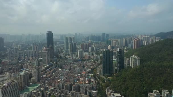 Makau Luty 2019 Macau Gród Centrum Rzeki Antena Panorama Circa — Wideo stockowe