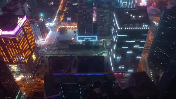 Macau Février 2019 Panorama Aérien Centre Ville Macao Soir Vers — Video