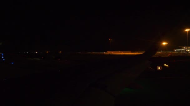 Vuelo Sobre Bangalore Noche Ciudad Alto Panorama Aéreo India — Vídeo de stock