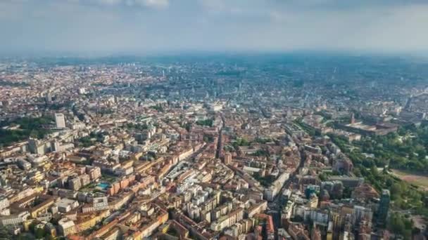 4k Timelapse Images du panorama du paysage urbain de Milan à l'heure du jour, Italie
