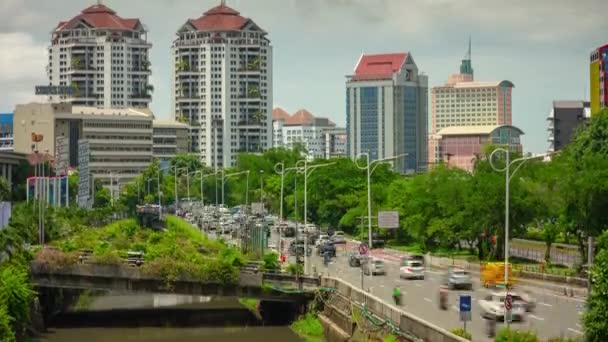 Jakarta Ινδονησία Μαρτίου 2020 Τζακάρτα Ημέρα Της Κυκλοφορίας Της Πόλης — Αρχείο Βίντεο