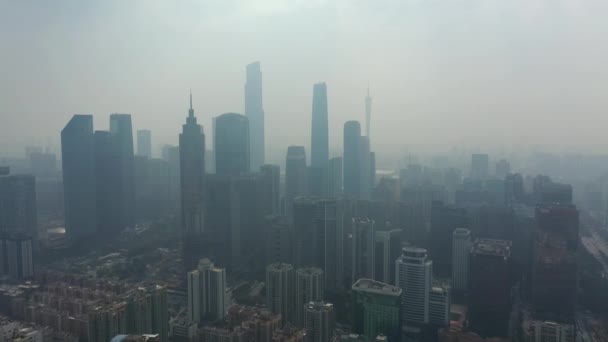 Guangzhou Industriale Peisaj Aerian Panorama Imagini Din China — Videoclip de stoc