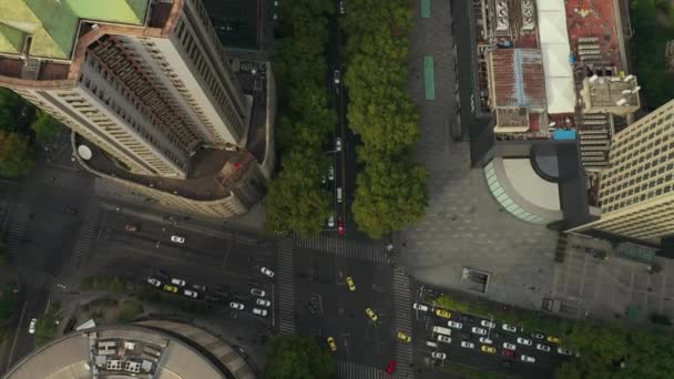 Dag Vlucht Nanjing Stad Verkeer Luchtfoto Panorama Beelden — Stockvideo