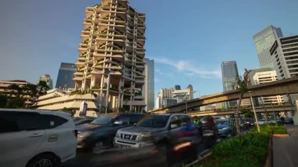 Jakarta Indonezja Marca 2020 Dżakarta Dzień Ruchu Miejskiego Powietrza Timelapse — Wideo stockowe