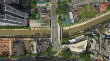 KUALA LUMPUR, MALAYSIA - SEPTEMBER 25 2018: kuala lumpur şehir merkezi panorama 4k circa 25 Eylül 2019 kuala lumpur, malaysia.r, malaysia.