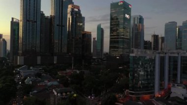 KUALA LUMPUR, MALAYSIA - SEPTEMBER 12020: kuala lumpur şehir merkezi havacılık panoraması 4k circa September 1 2020 kuala lumpur, malezya.