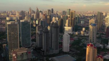 KUALA LUMPUR, MALAYSIA - SEPTEMBER 12020: kuala lumpur şehir merkezi havacılık panoraması 4k circa September 1 2020 kuala lumpur, malezya.
