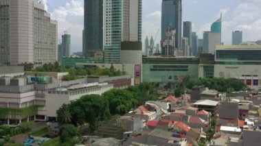 KUALA LUMPUR, MALAYSIA - SEPTEMBER 12020: kuala lumpur şehir merkezi havacılık panoraması 4k circa September 1 2020 kuala lumpur, malezya.