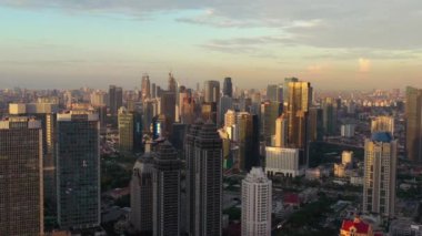 KUALA LUMPUR, MALAYSIA - SEPTEMBER 12020: kuala lumpur şehir merkezi havacılık panoraması 4k circa September 1 2020 kuala lumpur, malezya.