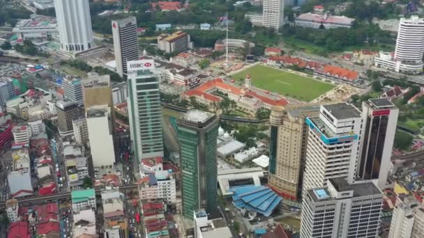 Kuala Lumpur Malaysia September 2018 Kuala Lumpur Downtown Aerial Panorama — Stock Video