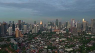 KUALA LUMPUR, MALAYSIA - SEPTEMBER 12020: kuala lumpur şehir merkezi havacılık panoraması 4k circa September 1 2020 kuala lumpur, malezya.