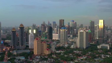KUALA LUMPUR, MALAYSIA - SEPTEMBER 12020: kuala lumpur şehir merkezi havacılık panoraması 4k circa September 1 2020 kuala lumpur, malezya.