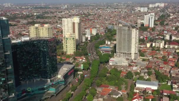 Kuala Lumpur Malásia Setembro 2020 Kuala Lumpur Downtown Aerial Panorama — Vídeo de Stock